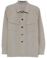 Tagliatore - Chest-Pocket Buttoned Shirt - Lyst