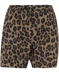 Aspesi - Shorts Met Luipaardprint - Lyst