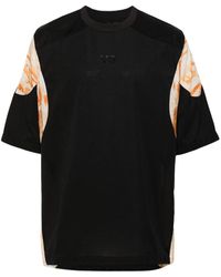 Y-3 - Rust Dye Panelled T-shirt - Lyst