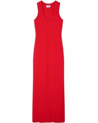 St. John - Robe En Maille Nervurée - Lyst