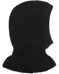 Lemaire - Hood Hat Balaclava Design Knitted Ribbed - Lyst