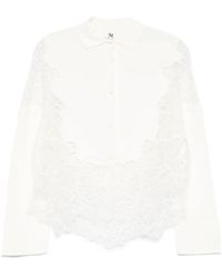 Ermanno Scervino - レースパネル シャツ - Lyst