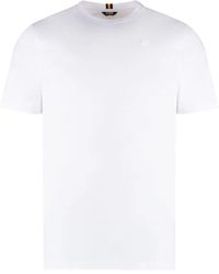 K-Way - Logo-Patch T-Shirt - Lyst