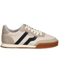 GANT - Baylle Logo-Print Panelled Sneakers - Lyst