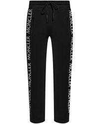 Moncler - Logo Embroidered Track Pants - Lyst
