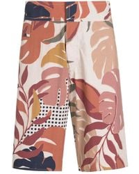 Amir Slama - Leaf-Print Swim Shorts - Lyst
