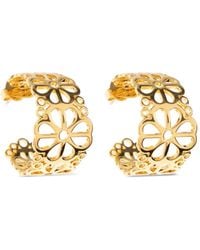 Kate Spade - Flower Lace フープピアス - Lyst