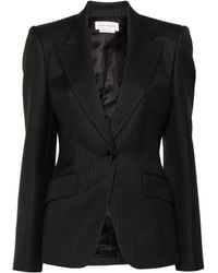 McQueen - Single-Breasted Blazer - Lyst