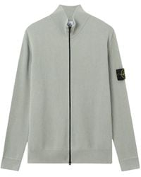 Stone Island - Zip-Up Cardigan - Lyst
