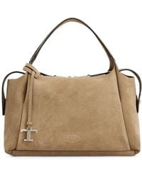 Tod's - Apa Bauletto T Timeless Tote Bag - Lyst