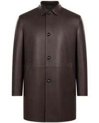 Kiton - Abrigo Con Botones - Lyst