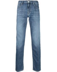 Emporio Armani - Ausgeblichene Slim-Fit-Jeans - Lyst