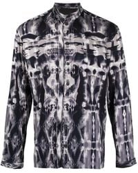 Tessitura - Mandarin-Collar Shirt - Lyst