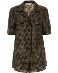 Fendi - Pijama De Seda Con Logo - Lyst