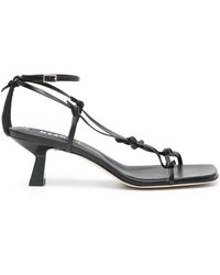 MSGM - 50mm Leather Sandals - Lyst