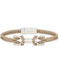 Ferragamo - Double Gancini Bracelet (20 Cm) - Lyst
