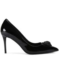 Kurt Geiger - Patent Leather Belgravia Eagle Pumps - Lyst