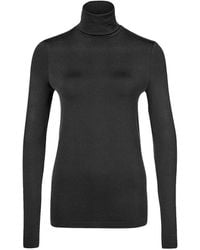 Wolford - Luxe Roll-Neck Long-Sleeve T-Shirt - Lyst