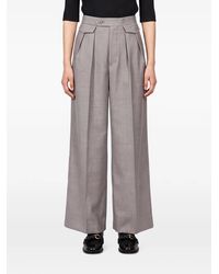 Issey Miyake - Pantalon De Tailleur Honest Ensemble À Plis - Lyst
