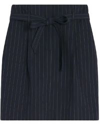 Maison Kitsuné - Paperbag Pleated Mini Skirt - Lyst