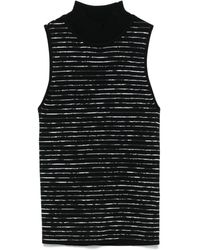 DKNY - Ribbed-Knit Top - Lyst
