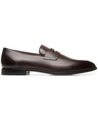 Bally - Westminster Ebano Leather Loafers - Lyst