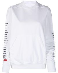 adidas originals arm print sweatshirt