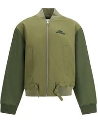 Axel Arigato - Archer Ribbed Logo Bomber Jacket - Lyst