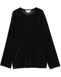 Comme des Garçons - Velvet Long-Sleeve T-Shirt - Lyst