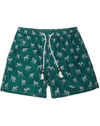 MC2 Saint Barth - Lighting Zebra-Print Swim Shorts - Lyst