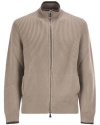 Fedeli - Rib-Knit Cashmere Sweater - Lyst
