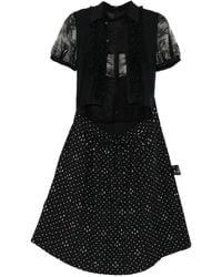 Undercover - Printed Midi Dress - Lyst