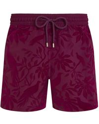 Vilebrequin - Floral-Print Drawstring Swim Shorts - Lyst