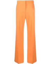 MSGM - Pants In Stretch Virgin Wool - Lyst