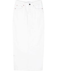 Wardrobe NYC - Denim Column Maxi Skirt - Lyst