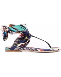 Missoni Flat sandals for Women - Up to 45% off | Lyst