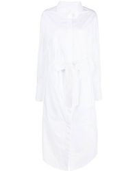 Patou - Belted Long Shirt Dress - Lyst