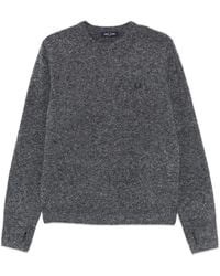 Fred Perry - Bouclé Crew-Neck Sweater - Lyst