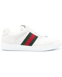 Gucci - 〔スクリーナー〕ウィメンズ スニーカー, ホワイト, レザー - Lyst