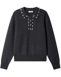 Sandro - Jewelry Polo-Neck Sweater - Lyst