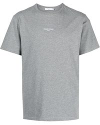 Maison Kitsuné - Camiseta con logo bordado - Lyst