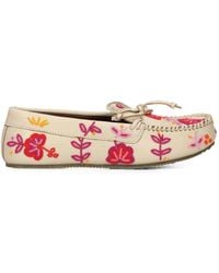 De Siena Shoes - Arianna Bead-Embellished Leather Loafers - Lyst