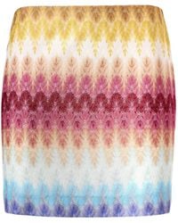 Missoni - Zigzag-Knit Skirt - Lyst