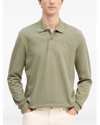 Lacoste - Polo À Écusson À Logo Et Manches Longues - Lyst