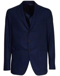 Caruso - Classic Lapel Single-Breasted Blazer - Lyst