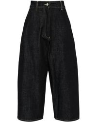 Studio Nicholson - Vaqueros anchos capri - Lyst
