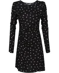 Mar De Margaritas - Puff-Sleeve Floral-Print Dress - Lyst