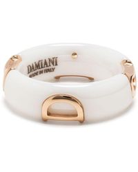 Damiani - 18kt Rose Gold D.icon Diamond Band Ring - Lyst
