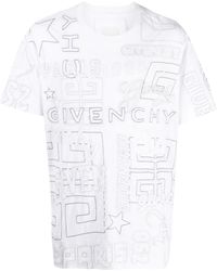 Givenchy - Camiseta con diseño bordado - Lyst