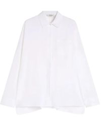 Max Mara - Classic Poplin Shirt With Button Closure - Lyst